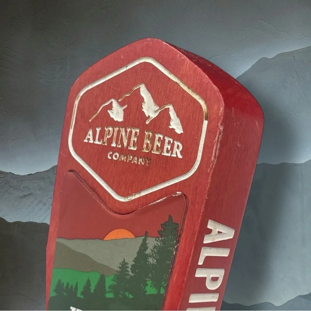 Alpine Beer Company Hoppy Birthday Pale Ale Beer Tap Handle Breweriana